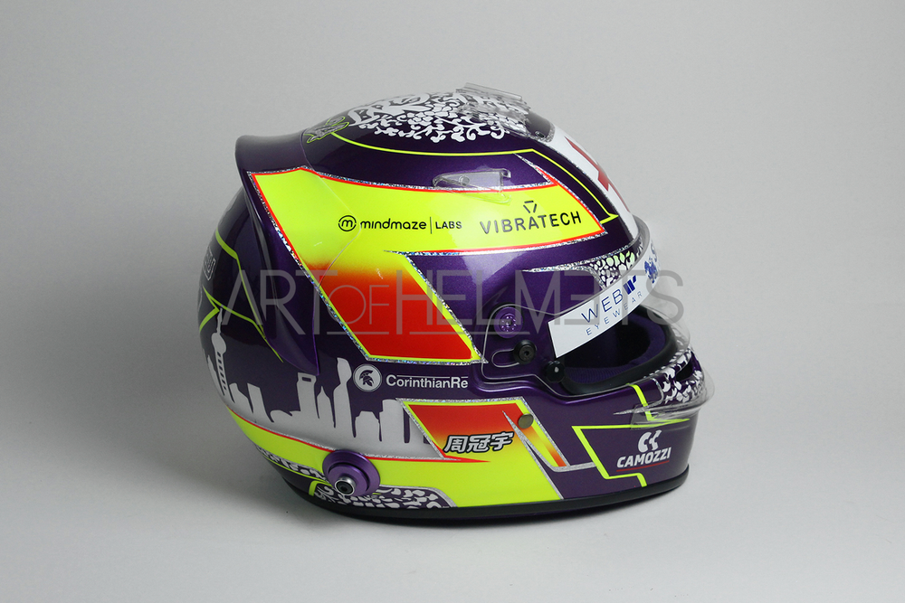 Zhou Guanyu 2023 F1 Full-Size 1:1 Replica Helmet