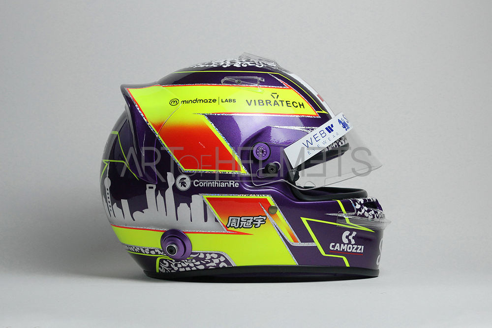 Zhou Guanyu 2023 F1 Full-Size 1:1 Replica Helmet