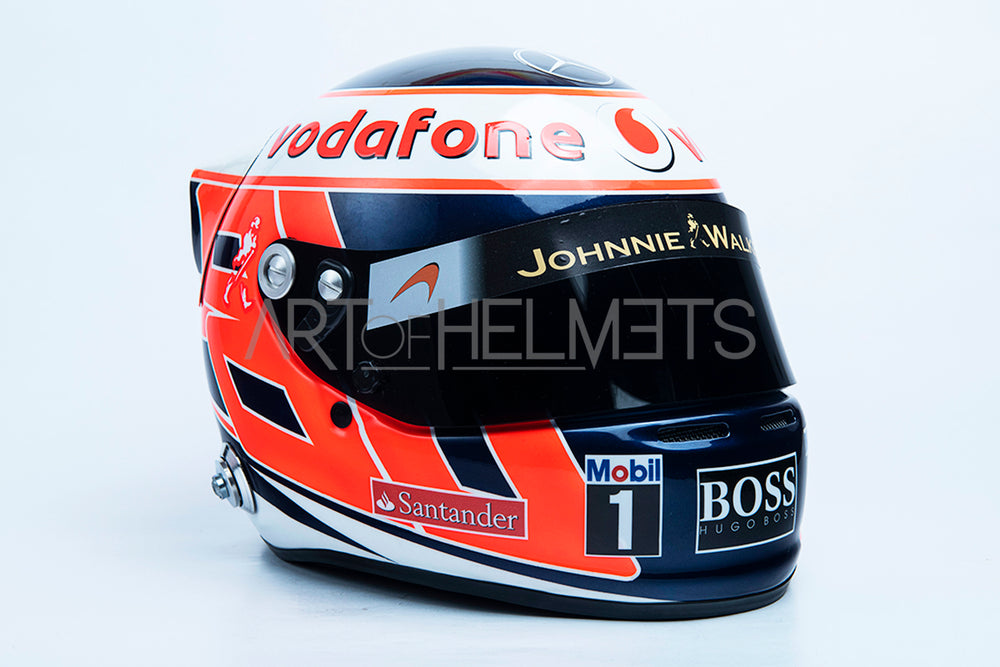 Réplica del casco de Fórmula Uno 1:1 de Jenson Button 2013