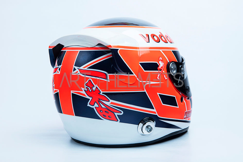 Réplica del casco de Fórmula Uno 1:1 de Jenson Button 2013