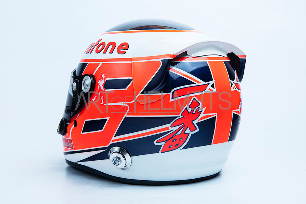 Réplica del casco de Fórmula Uno 1:1 de Jenson Button 2013