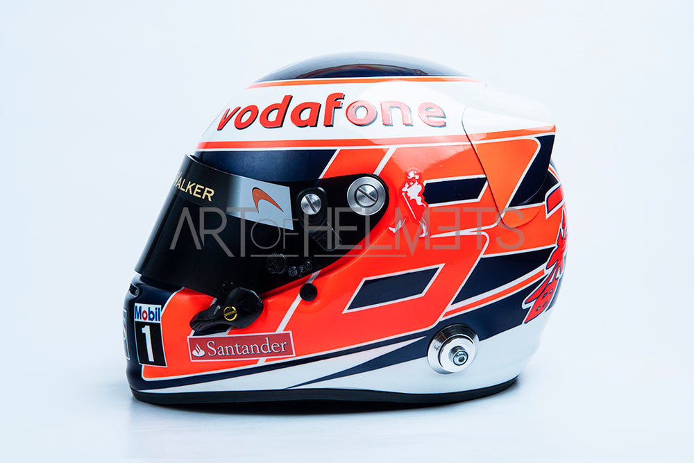 Réplica del casco de Fórmula Uno 1:1 de Jenson Button 2013