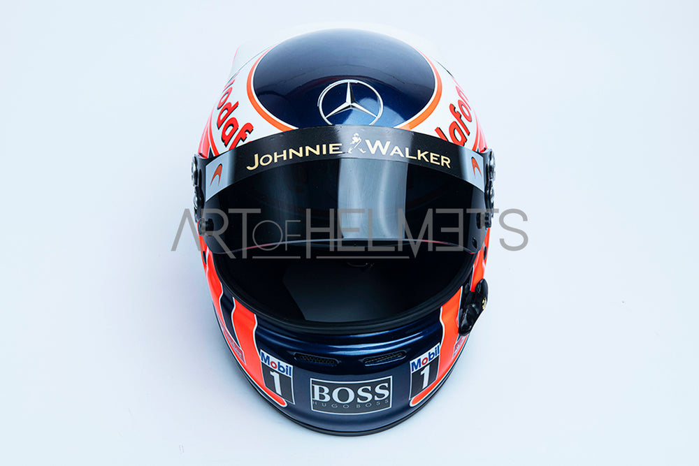 Réplica del casco de Fórmula Uno 1:1 de Jenson Button 2013