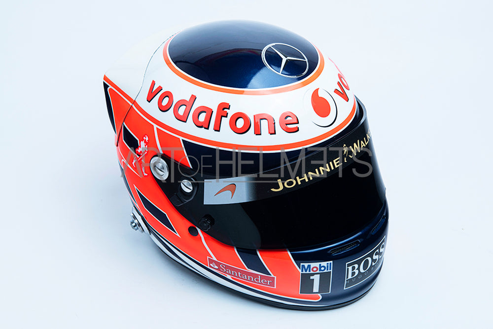 Réplica del casco de Fórmula Uno 1:1 de Jenson Button 2013