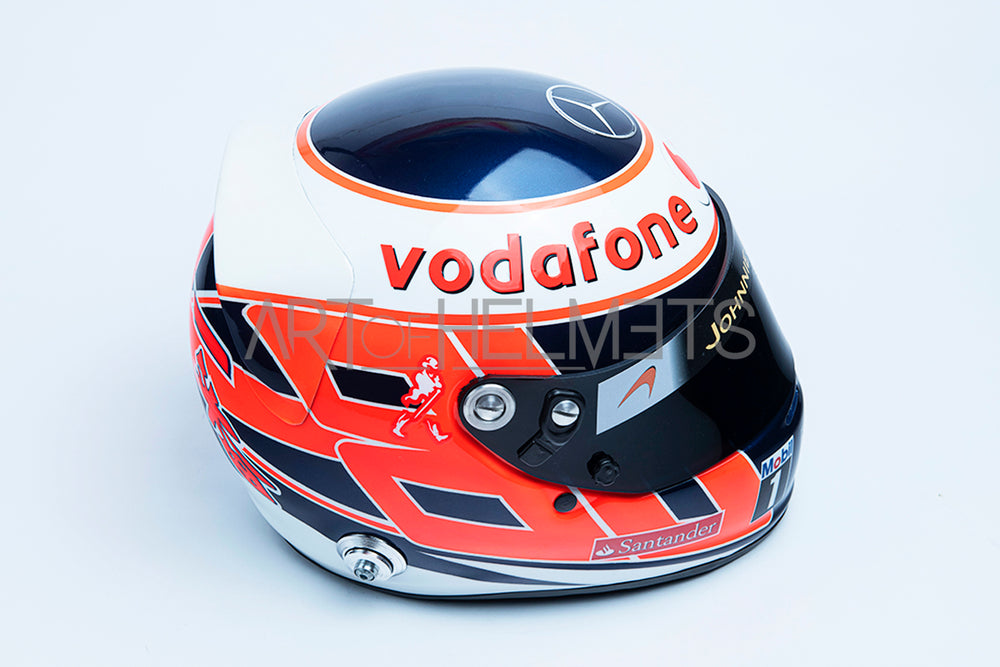 Réplica del casco de Fórmula Uno 1:1 de Jenson Button 2013