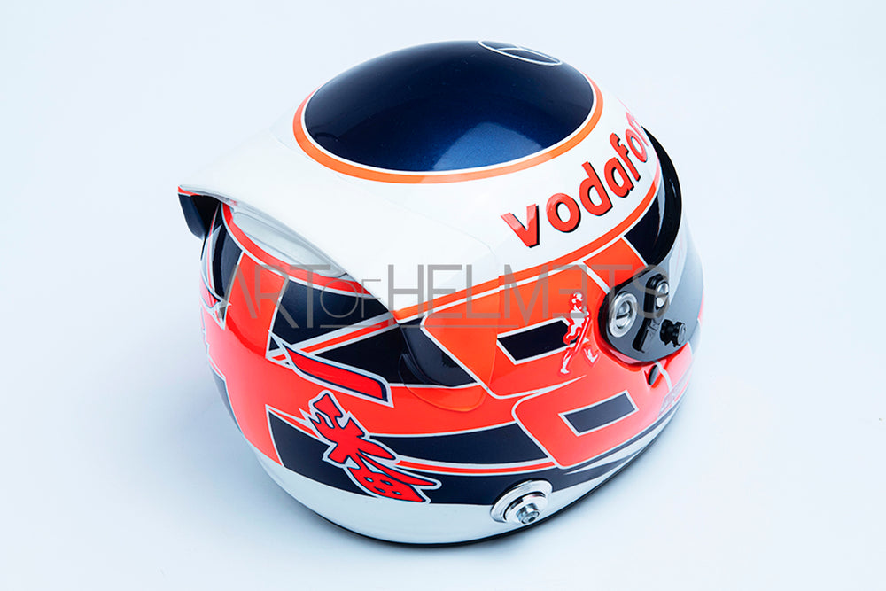 Réplica del casco de Fórmula Uno 1:1 de Jenson Button 2013