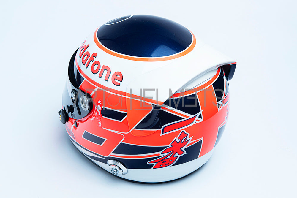 Réplica del casco de Fórmula Uno 1:1 de Jenson Button 2013