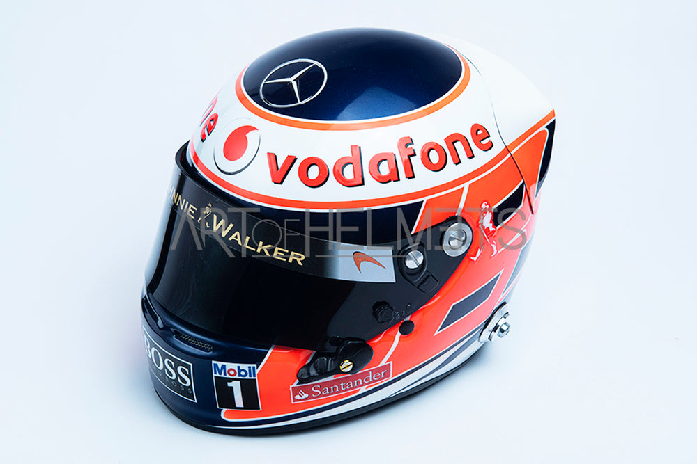 Réplica del casco de Fórmula Uno 1:1 de Jenson Button 2013