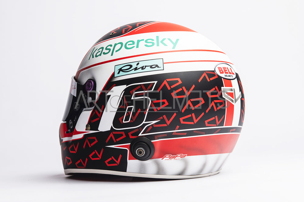 Casco réplica 1:1 de Charles Leclerc F1 2020