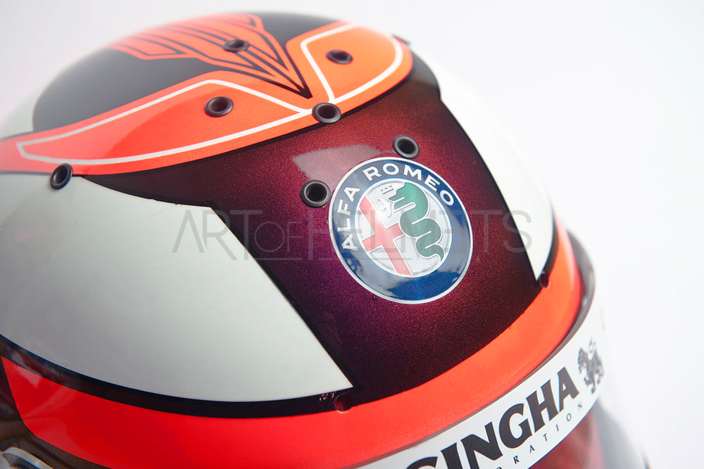 Kimi Räikkönen 2019 Casco Réplica tamaño 1:1