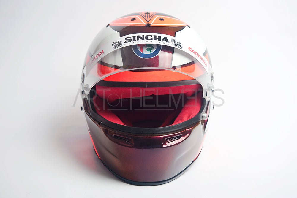 Kimi Räikkönen 2019 Casco Réplica tamaño 1:1