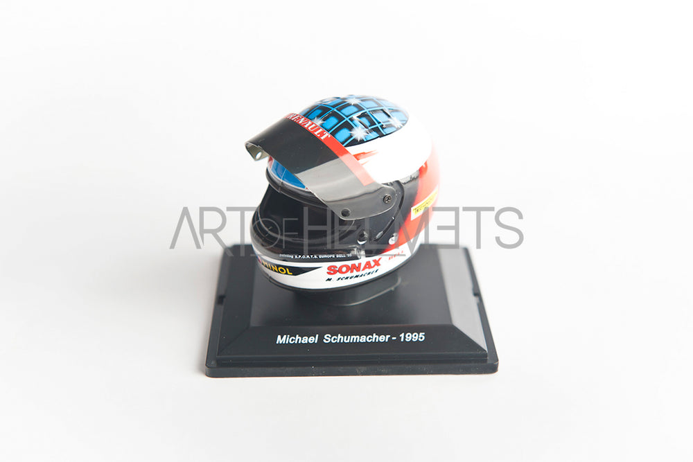 Michael Schumacher 1995 Mini 1:5 Escala Réplica de Casco