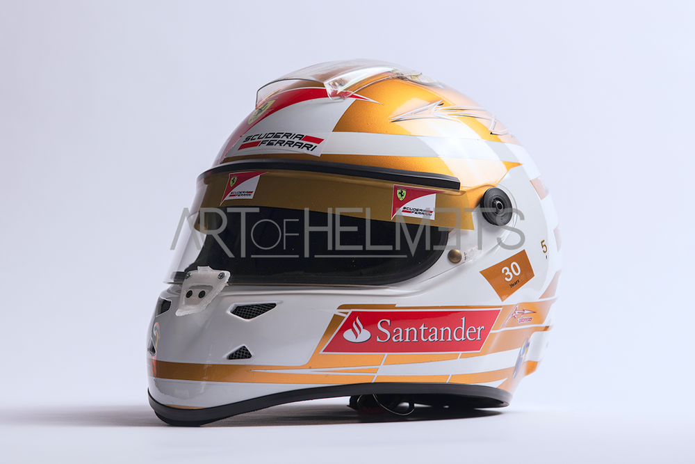 Fernando Alonso 2012 F1 Monaco Grand Prix Full-Size 1:1 Replica Helmet