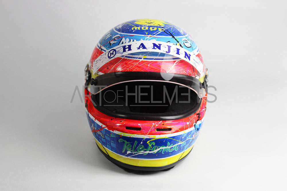 Fernando Alonso 2005 Art Custom Full-Size 1:1 Replica Helmet by Montesano.