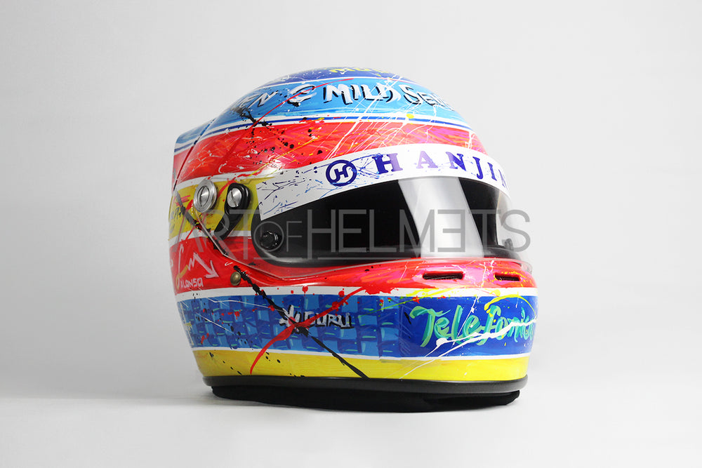 Fernando Alonso 2005 Art Custom Full-Size 1:1 Replica Helmet by Montesano.