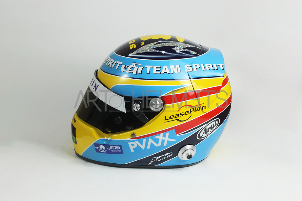 Fernando Alonso 2006 "Team Spirit" F1 World Champion Full-Size 1:1 Replica Helmet