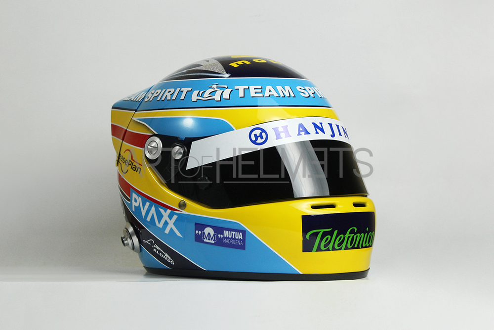 Fernando Alonso 2006 "Team Spirit" F1 World Champion Full-Size 1:1 Replica Helmet