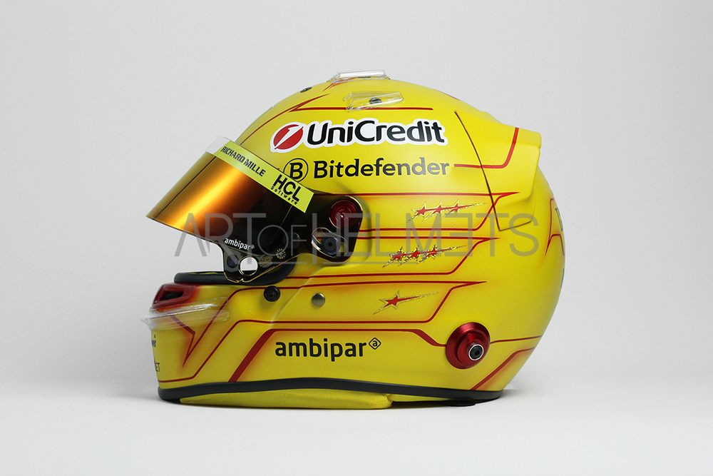Lewis Hamilton 2025 F1 Season Full-Size 1:1 Replica Helmet (Matte)