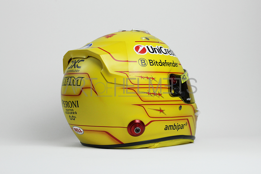 Lewis Hamilton 2025 F1 Season Full-Size 1:1 Replica Helmet (Matte)