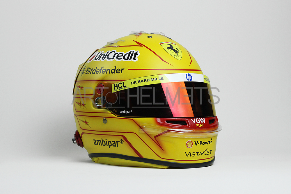 Lewis Hamilton 2025 F1 Season Full-Size 1:1 Replica Helmet (Matte)
