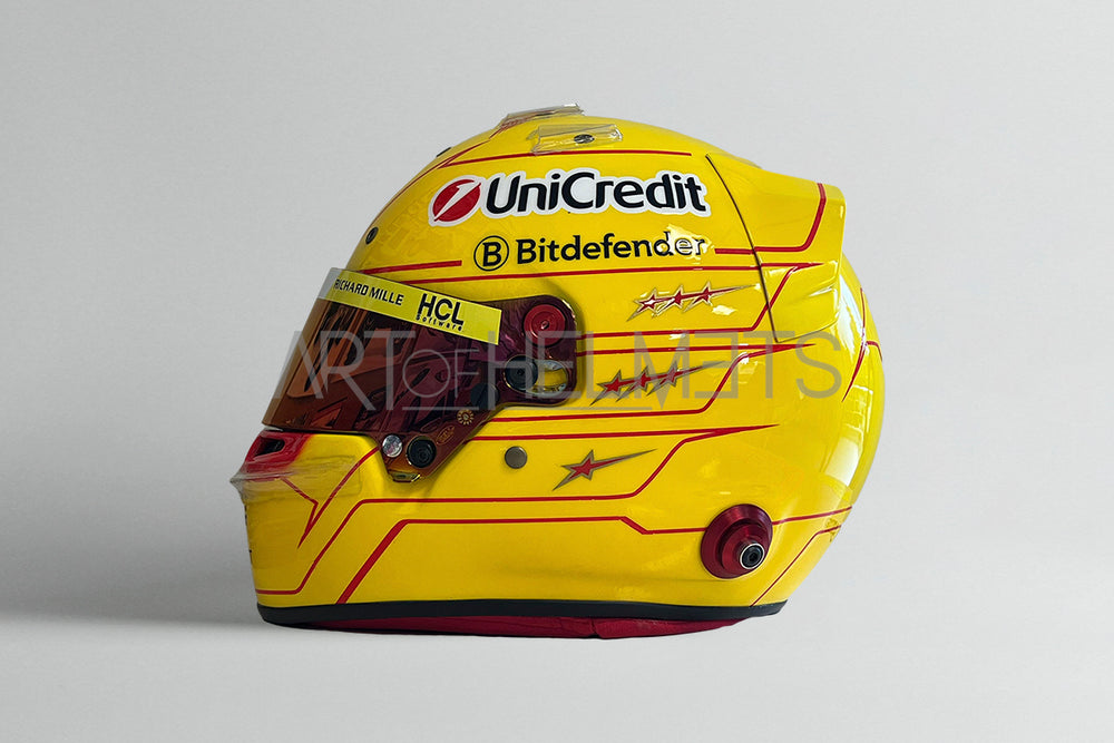 Lewis Hamilton 2025 F1 Pre- Season Full-Size 1:1 Replica Helmet (Glossy)