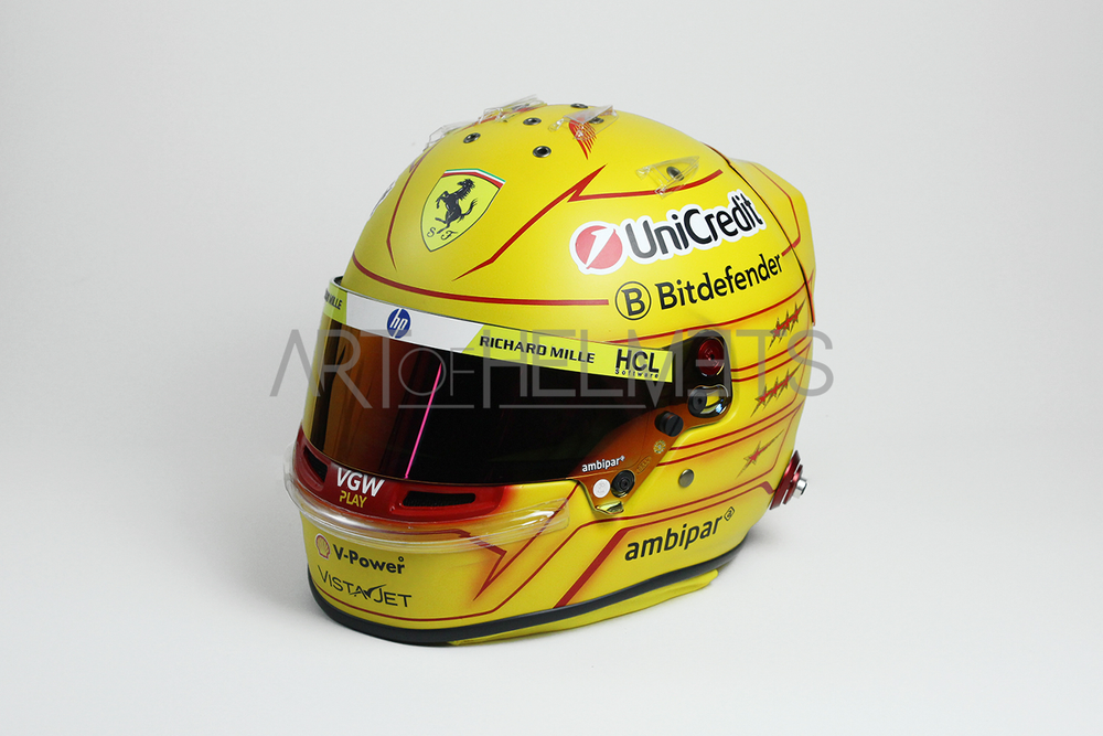 Lewis Hamilton 2025 F1 Season Full-Size 1:1 Replica Helmet (Matte)