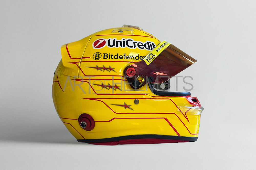 Lewis Hamilton 2025 F1 Pre- Season Full-Size 1:1 Replica Helmet (Glossy)