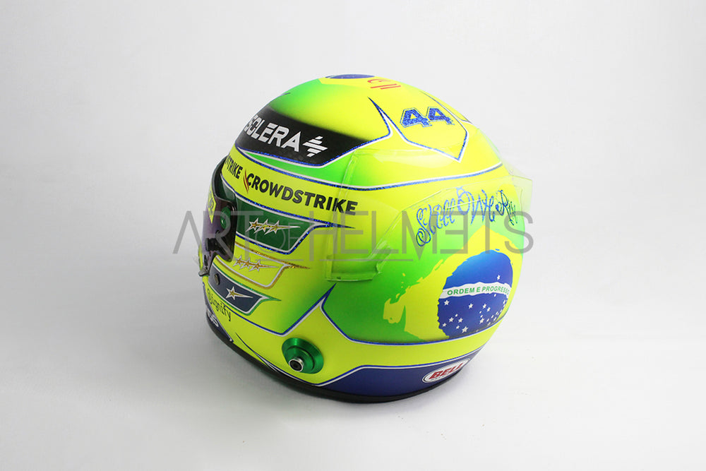 Lewis Hamilton 2024 F1 Brazilian GP Full-Size 1:1 Replica Helmet