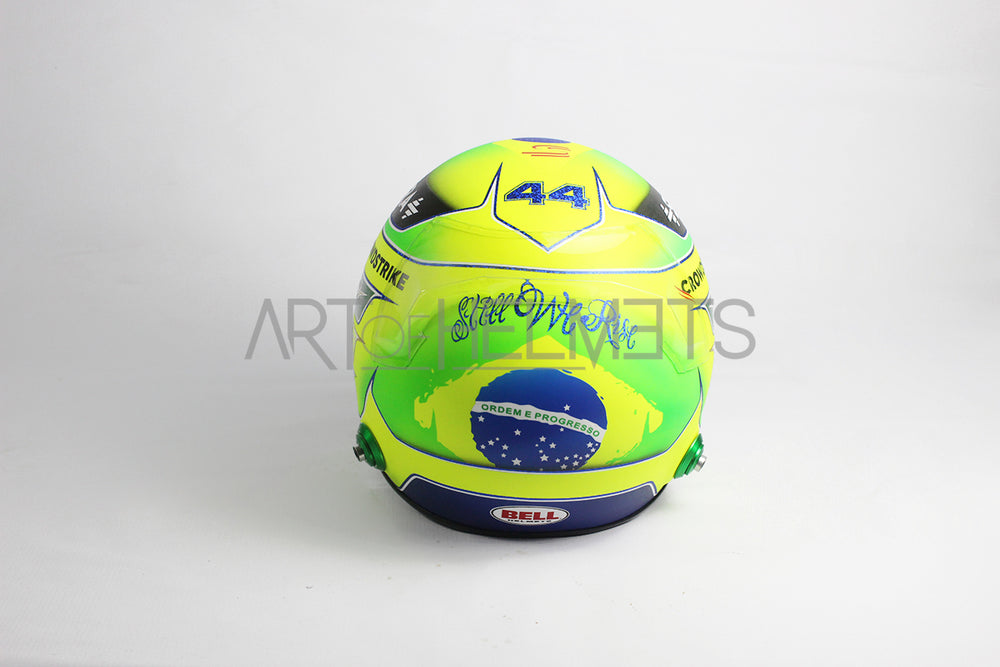 Lewis Hamilton 2024 F1 Brazilian GP Full-Size 1:1 Replica Helmet