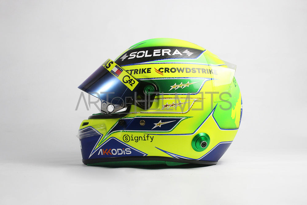 Lewis Hamilton 2024 F1 Brazilian GP Full-Size 1:1 Replica Helmet