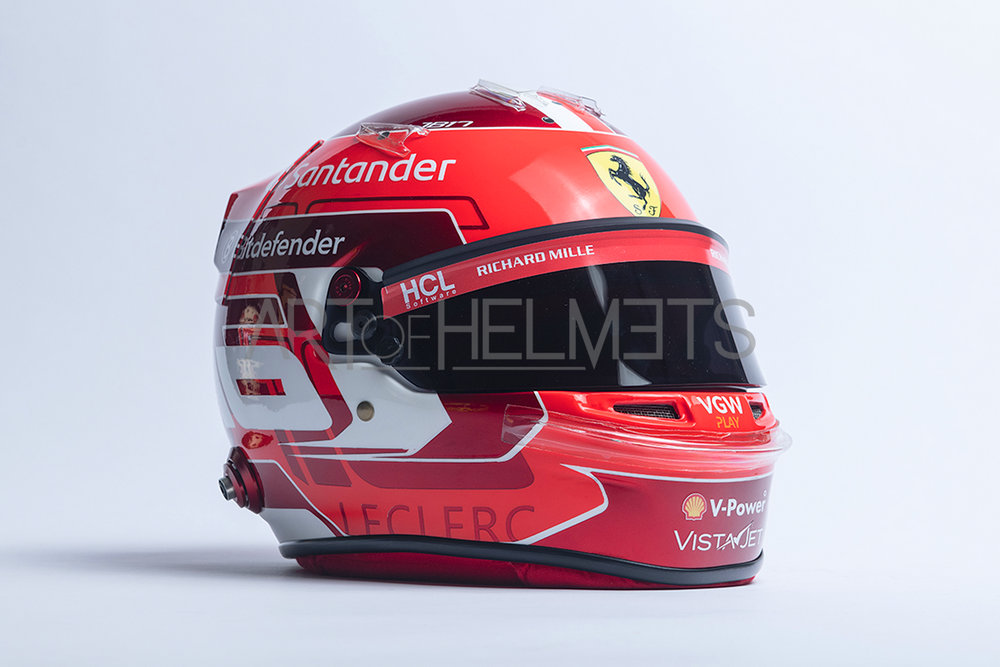 Charles Leclerc 2024 F1 Full-Size 1:1 Replica Helmet