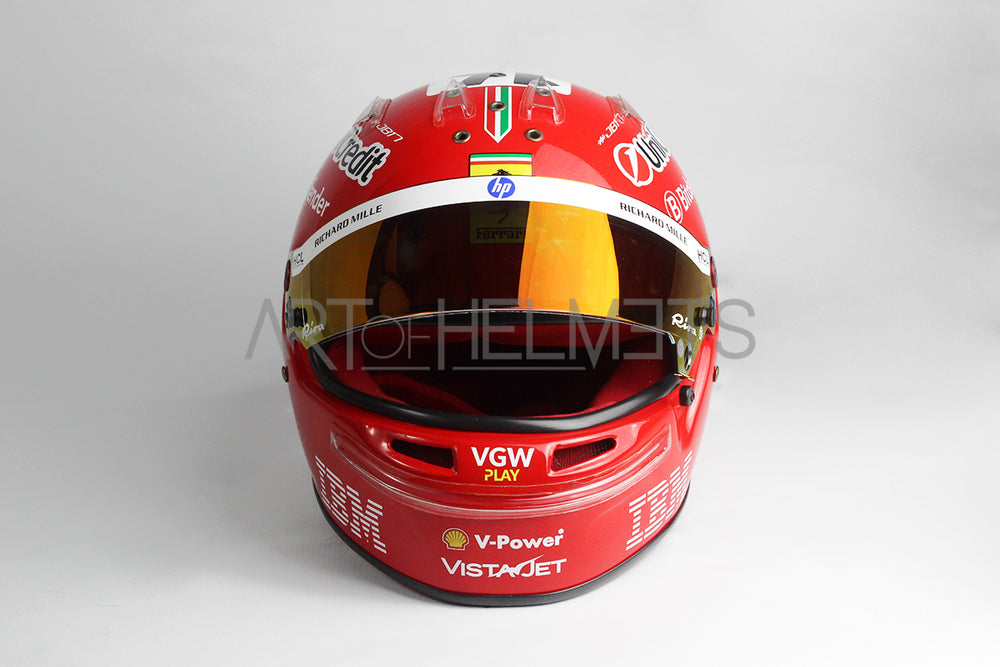 Charles Leclerc 2025 F1 Monza GP Special Full-Size 1:1 Replica Helmet