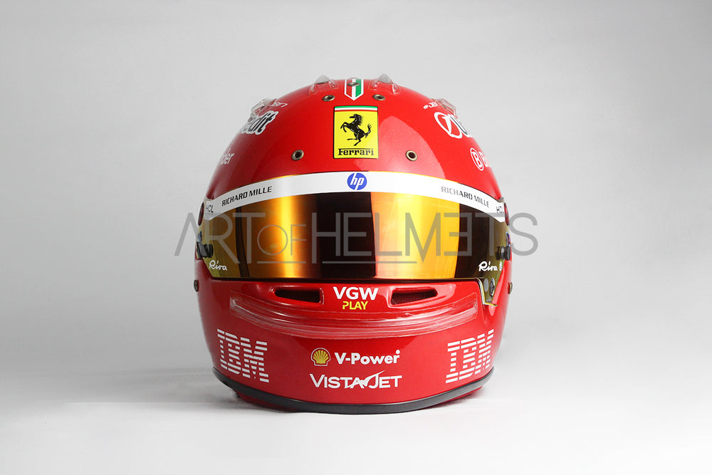 Charles Leclerc 2025 F1 Monza GP Special Full-Size 1:1 Replica Helmet