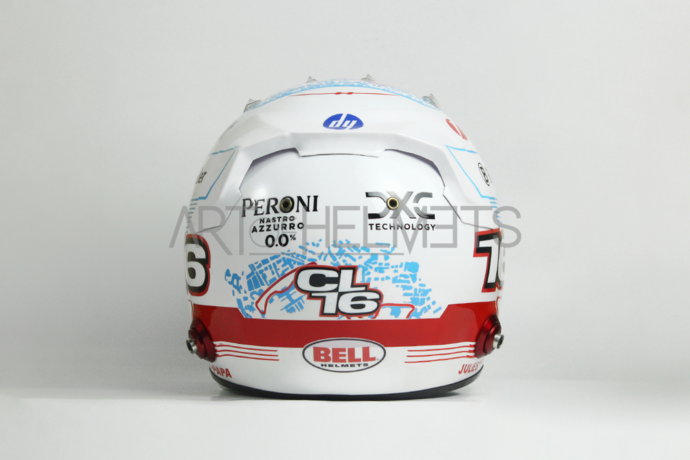 Charles Leclerc 2025 Monaco GP F1 Full-Size 1:1 Replica Helmet