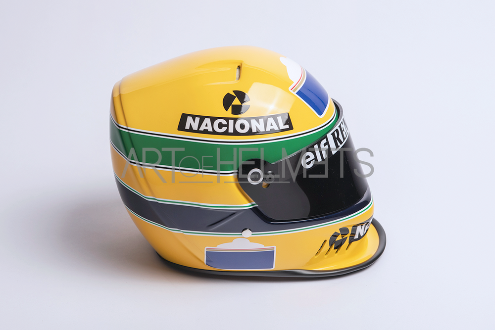 Ayrton Senna 1994 F1 TEST CIRCUIT PAUL RICARD Full-Size 1:1 Replica Helmet