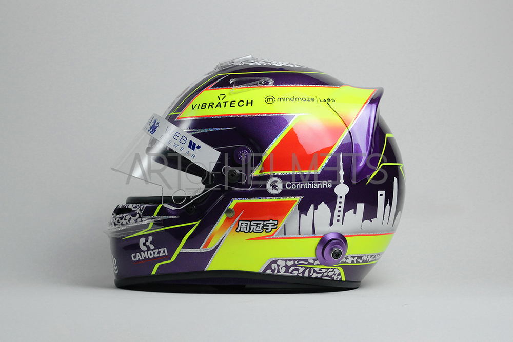Zhou Guanyu 2023 F1 Full-Size 1:1 Replica Helmet