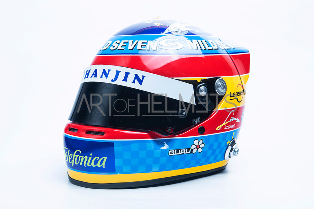 Fernando Alonso Champion du monde de F1 2005 Casque réplique 1:1