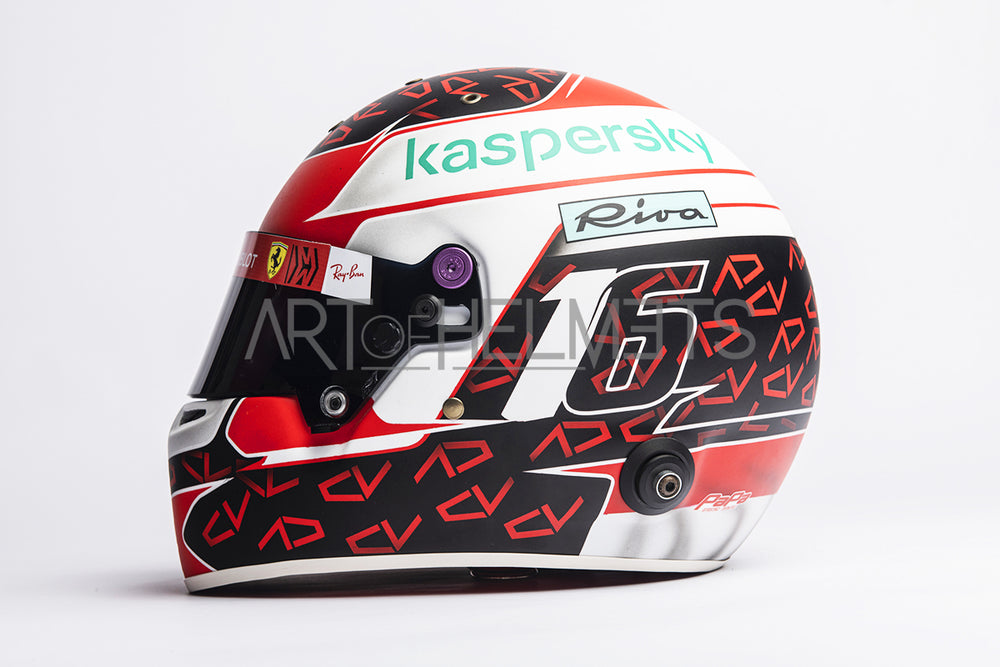 Charles Leclerc 2020 F1 Casque Full-Size 1:1 Réplique