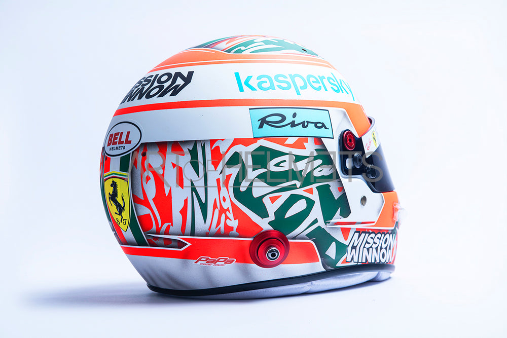 Charles Leclerc 2021 Imola GP Full-Size 1:1 Replica Helmet