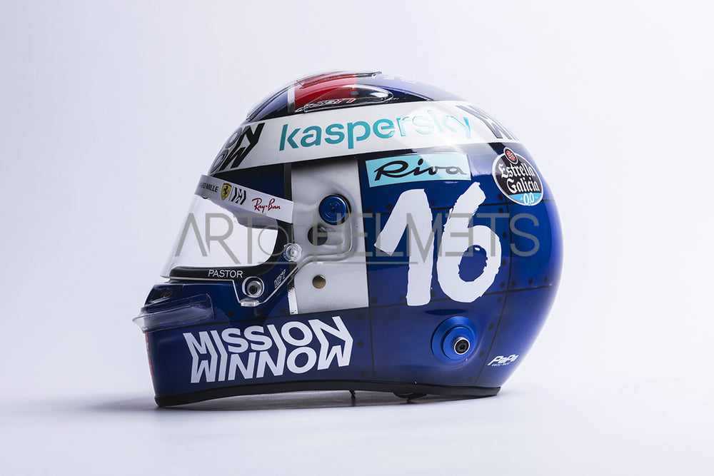 Charles Leclerc 2021 Monaco GP Full-Size 1:1 Replica Helmet