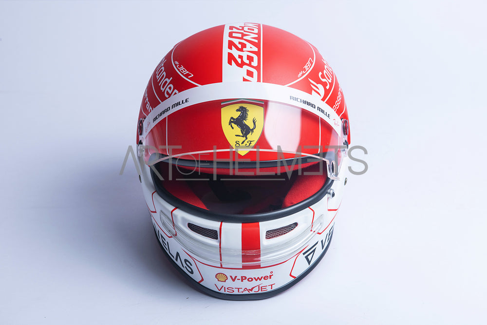Charles Leclerc 2022 Monaco Grand Prix F1 Full-Size 1:1 Replica Helmet