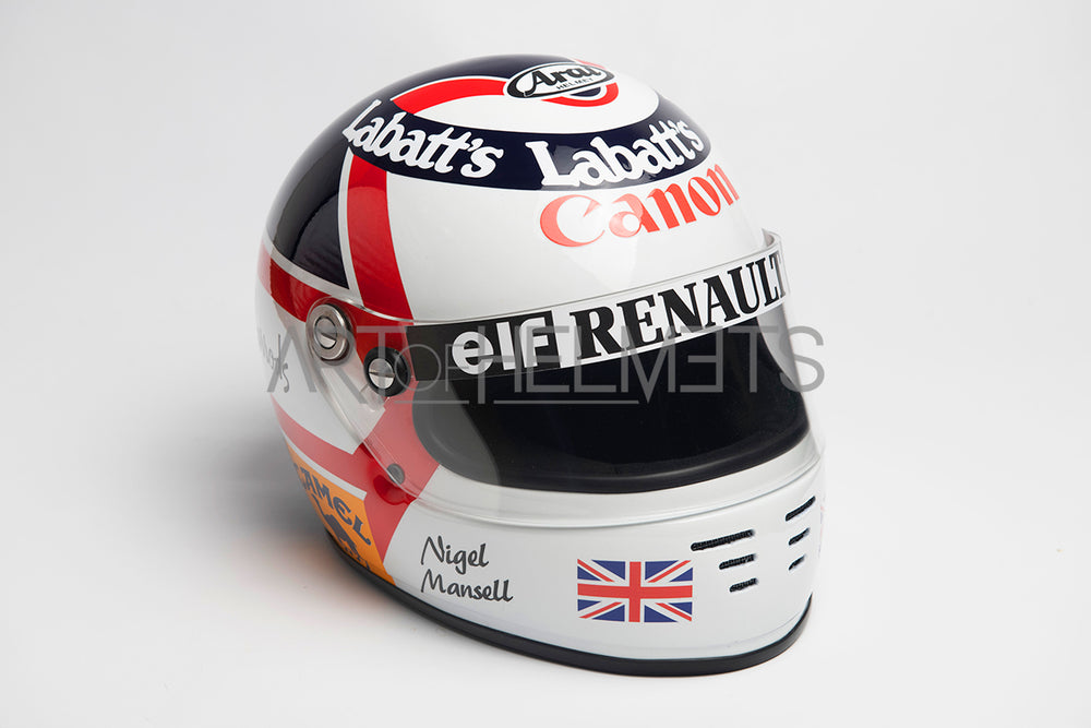 Nigel Mansell 1992 Champion du monde de F1 Casque réplique taille réelle 1:1