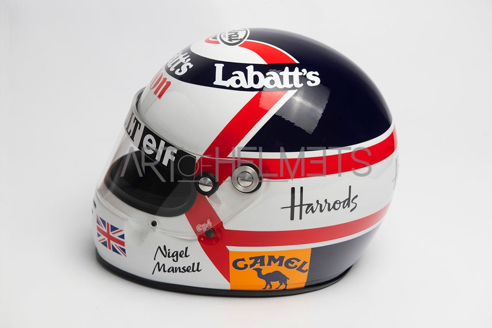 Nigel Mansell 1992 Champion du monde de F1 Casque réplique taille réelle 1:1