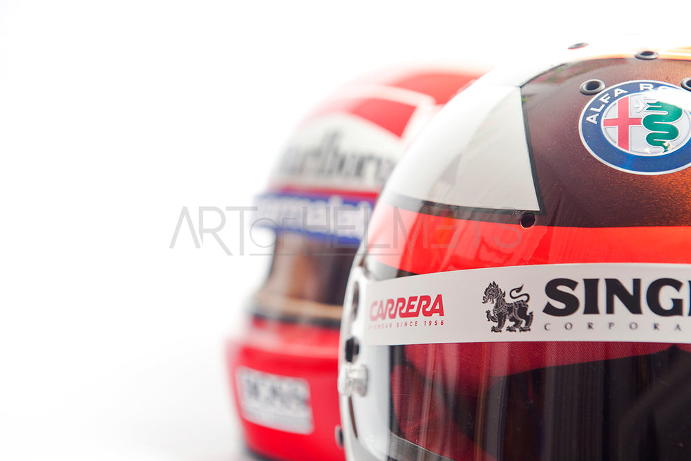 Kimi Räikkönen 2019 Casque pleine grandeur 1:1 Replica 2019