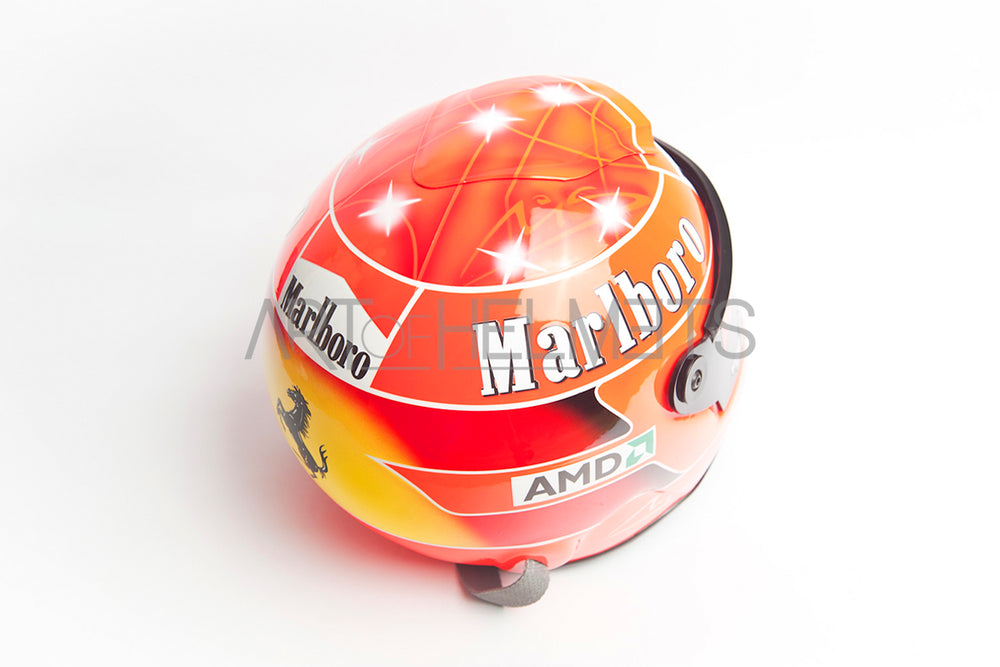 Michael Schumacher 2005 Casque pleine grandeur 1:1 réplique 1:1 pour Michael Schumacher