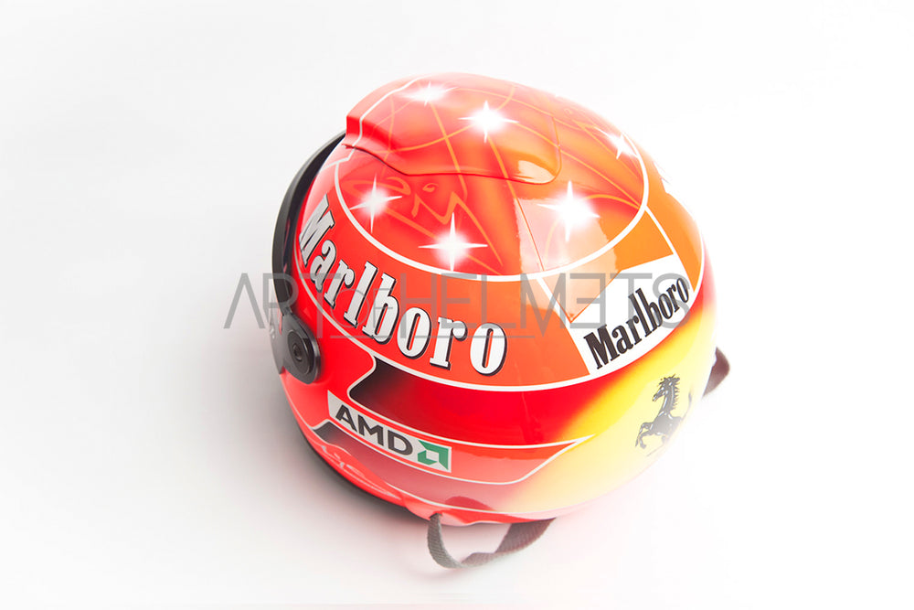 Michael Schumacher 2005 Casque pleine grandeur 1:1 réplique 1:1 pour Michael Schumacher