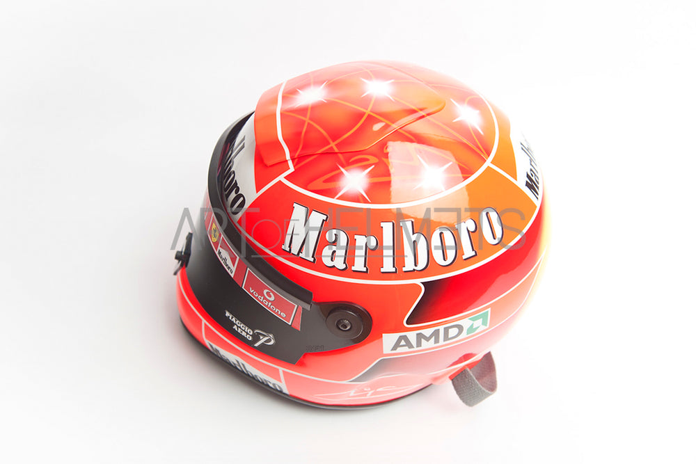 Michael Schumacher 2005 Casque pleine grandeur 1:1 réplique 1:1 pour Michael Schumacher