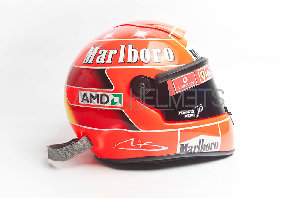 Michael Schumacher 2005 Casque pleine grandeur 1:1 réplique 1:1 pour Michael Schumacher