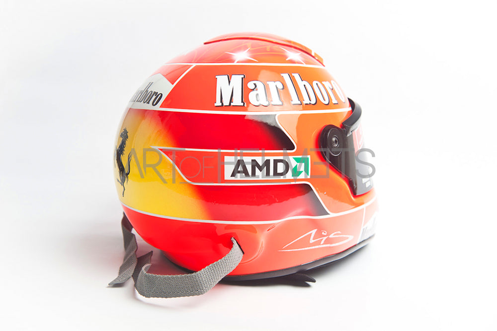 Michael Schumacher 2005 Casque pleine grandeur 1:1 réplique 1:1 pour Michael Schumacher