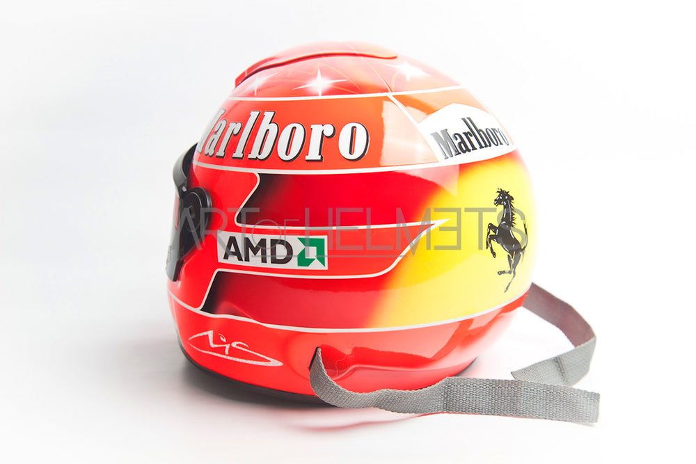 Michael Schumacher 2005 Casque pleine grandeur 1:1 réplique 1:1 pour Michael Schumacher